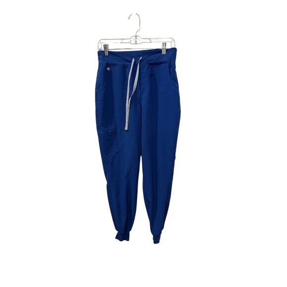 Womens Figs Zamora Royal Blue Technical Collection Jogger Scrub Pants medium - Picture 1 of 7